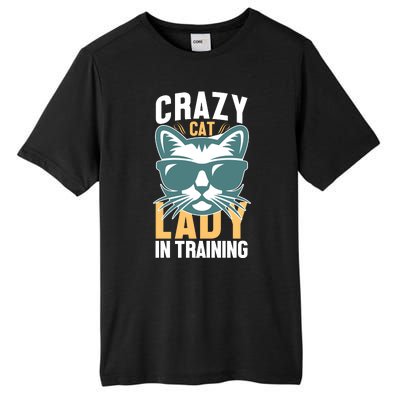 Crazy Cat Lady Tall Fusion ChromaSoft Performance T-Shirt