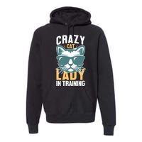 Crazy Cat Lady Premium Hoodie