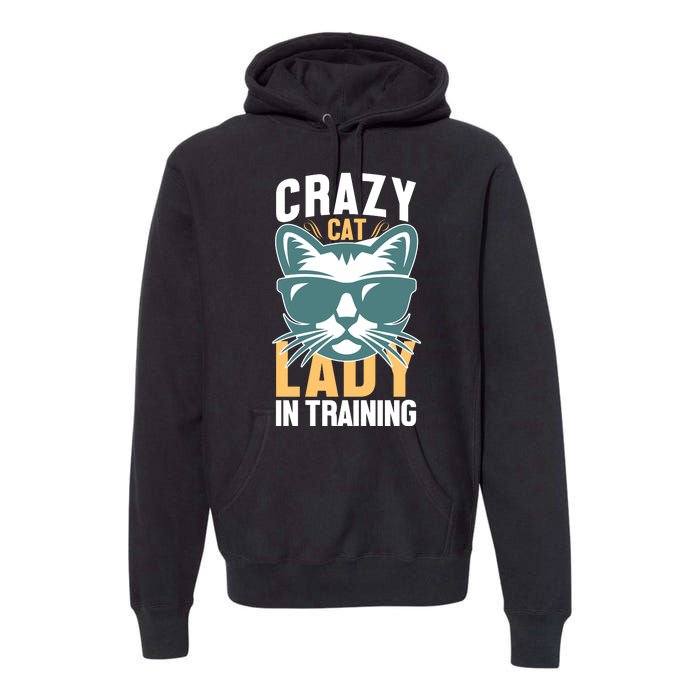 Crazy Cat Lady Premium Hoodie