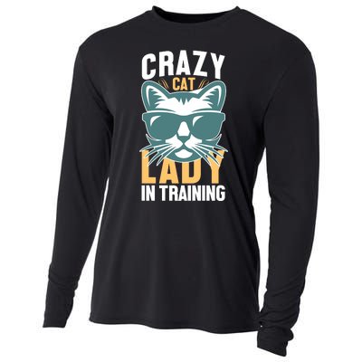 Crazy Cat Lady Cooling Performance Long Sleeve Crew