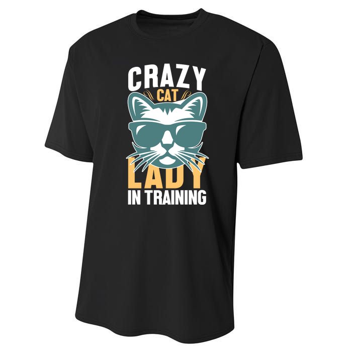 Crazy Cat Lady Performance Sprint T-Shirt