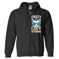 Crazy Cat Lady Full Zip Hoodie