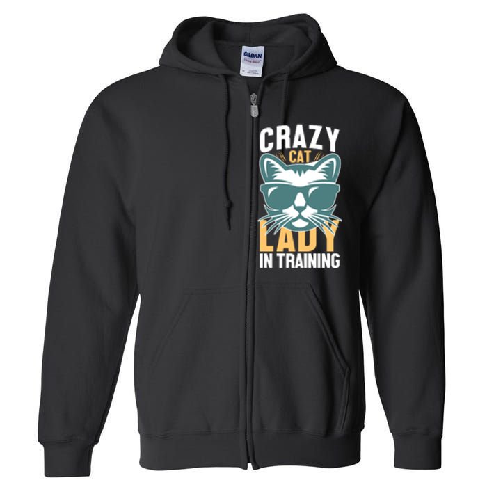 Crazy Cat Lady Full Zip Hoodie