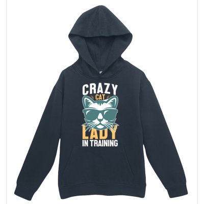 Crazy Cat Lady Urban Pullover Hoodie