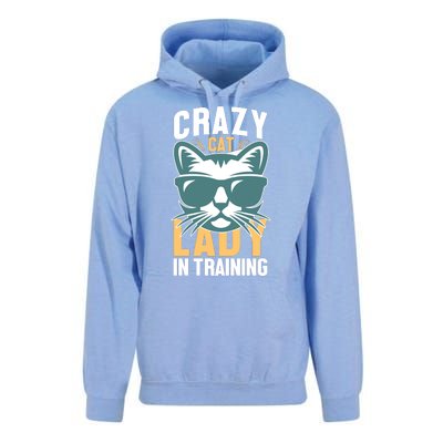 Crazy Cat Lady Unisex Surf Hoodie