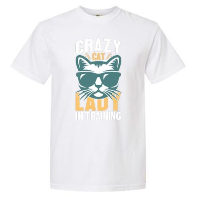 Crazy Cat Lady Garment-Dyed Heavyweight T-Shirt