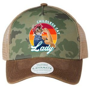 Childless Cat Lady Legacy Tie Dye Trucker Hat