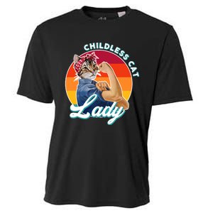 Childless Cat Lady Cooling Performance Crew T-Shirt