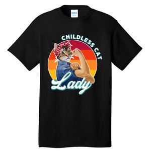 Childless Cat Lady Tall T-Shirt