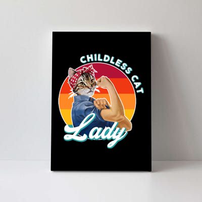 Childless Cat Lady Canvas