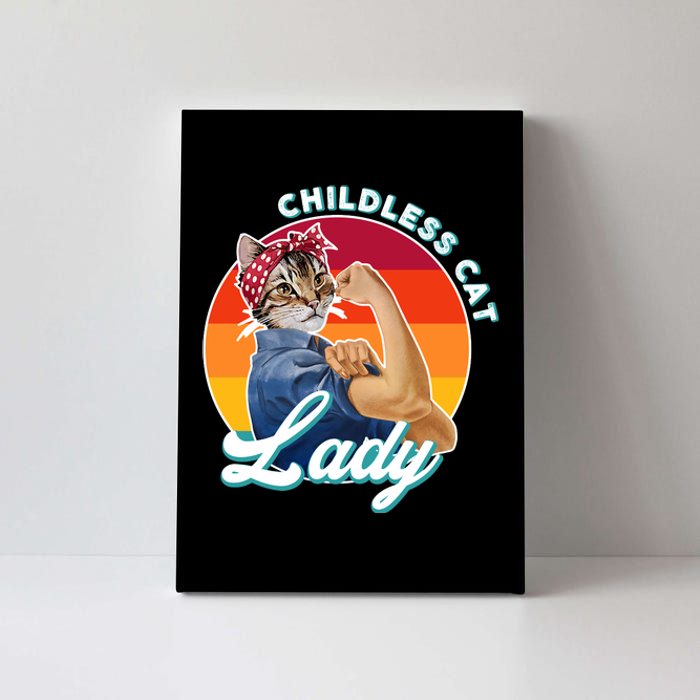 Childless Cat Lady Canvas