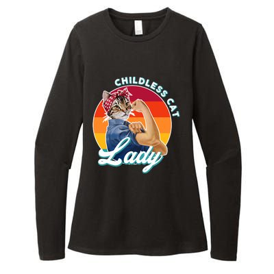 Childless Cat Lady Womens CVC Long Sleeve Shirt