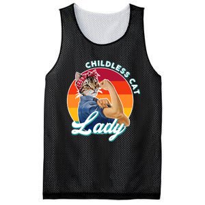 Childless Cat Lady Mesh Reversible Basketball Jersey Tank