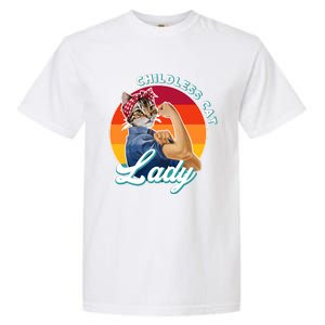 Childless Cat Lady Garment-Dyed Heavyweight T-Shirt