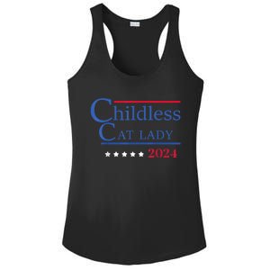 Childless Cat Lady 2024 Ladies Is Voting Kamala Ladies PosiCharge Competitor Racerback Tank