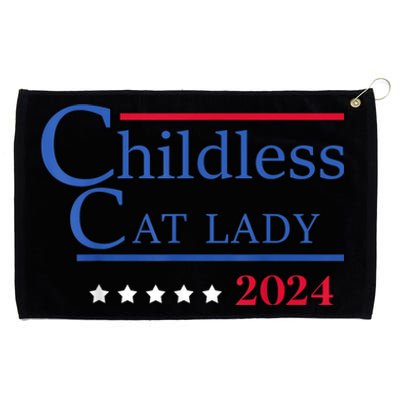 Childless Cat Lady 2024 Ladies Is Voting Kamala Grommeted Golf Towel