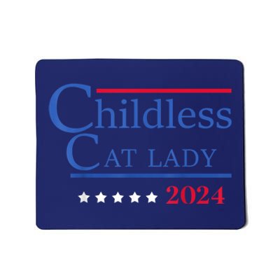 Childless Cat Lady 2024 Ladies Is Voting Kamala Mousepad