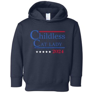 Childless Cat Lady 2024 Ladies Is Voting Kamala Toddler Hoodie