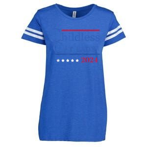 Childless Cat Lady 2024 Ladies Is Voting Kamala Enza Ladies Jersey Football T-Shirt