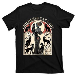 Childless Cat Ladies Cat Karma Retro Funny T-Shirt