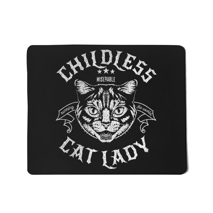 Childless Cat Lady Feminist Voting Ladies Is Voting Kamala Mousepad