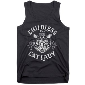 Childless Cat Lady Feminist Voting Ladies Is Voting Kamala Tank Top