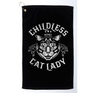 Childless Cat Lady Feminist Voting Ladies Is Voting Kamala Platinum Collection Golf Towel