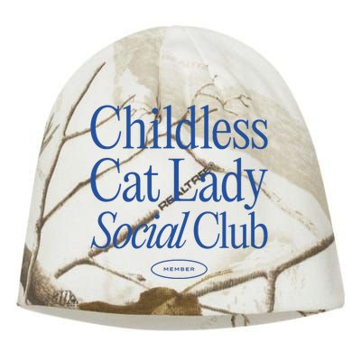 Childless Cat Lady Social Club Quiet Luxury Aesthetic Kati - Camo Knit Beanie