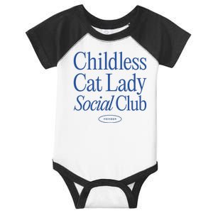 Childless Cat Lady Social Club Quiet Luxury Aesthetic Infant Baby Jersey Bodysuit