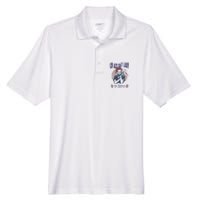 Crazy Cat Lady For Kamala 2024 Gift Men's Origin Performance Pique Polo