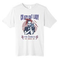 Crazy Cat Lady For Kamala 2024 Gift Tall Fusion ChromaSoft Performance T-Shirt