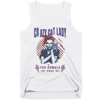 Crazy Cat Lady For Kamala 2024 Gift Tank Top