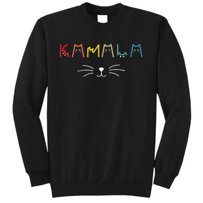 Commala Cat Lettering Positive Funny Cat Letters Sweatshirt