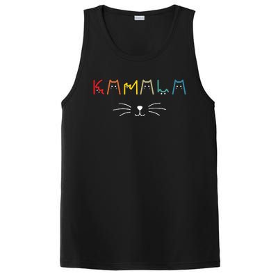 Commala Cat Lettering Positive Funny Cat Letters PosiCharge Competitor Tank