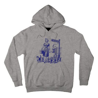 Childless Cat Lady Funny Vintage Tall Hoodie