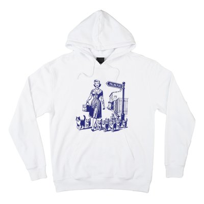 Childless Cat Lady Funny Vintage Hoodie