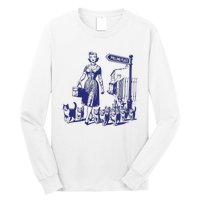 Childless Cat Lady Funny Vintage Long Sleeve Shirt