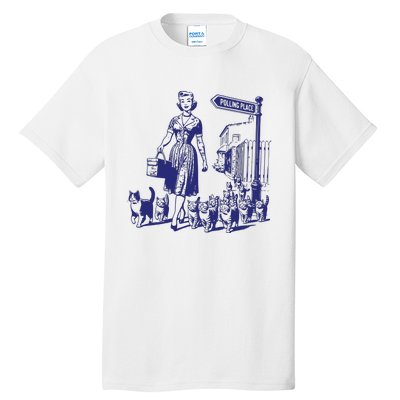 Childless Cat Lady Funny Vintage Tall T-Shirt