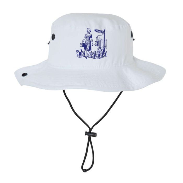 Childless Cat Lady Funny Vintage Legacy Cool Fit Booney Bucket Hat