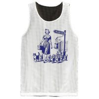 Childless Cat Lady Funny Vintage Mesh Reversible Basketball Jersey Tank