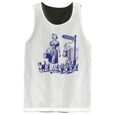 Childless Cat Lady Funny Vintage Mesh Reversible Basketball Jersey Tank