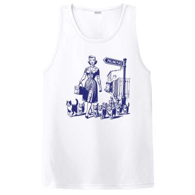 Childless Cat Lady Funny Vintage PosiCharge Competitor Tank