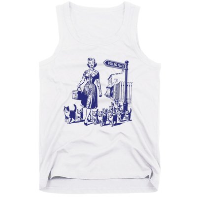 Childless Cat Lady Funny Vintage Tank Top