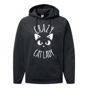 CRAZY CAT LADY Funny Fur Mom Mother's Day Christmas Birthday Performance Fleece Hoodie