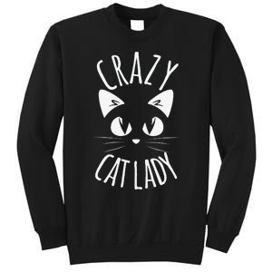 CRAZY CAT LADY Funny Fur Mom Mother's Day Christmas Birthday Sweatshirt