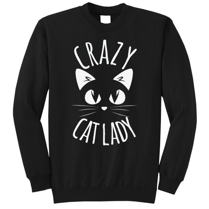 CRAZY CAT LADY Funny Fur Mom Mother's Day Christmas Birthday Sweatshirt