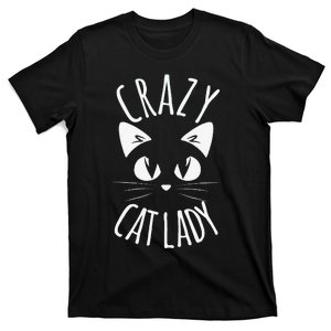 CRAZY CAT LADY Funny Fur Mom Mother's Day Christmas Birthday T-Shirt