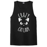 CRAZY CAT LADY Funny Fur Mom Mother's Day Christmas Birthday PosiCharge Competitor Tank