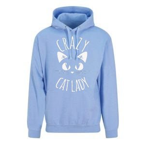 CRAZY CAT LADY Funny Fur Mom Mother's Day Christmas Birthday Unisex Surf Hoodie