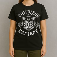 Childless Cat Lady Feminist Voting Ladies Is Voting Kamala T-Shirt
